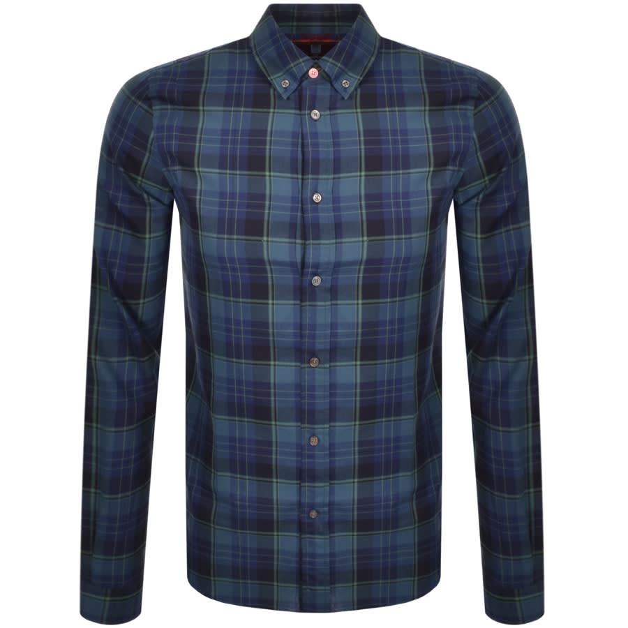 Alternative Image for ProductPS By Paul Smith Long Sleeved Check Shirt Green1